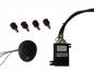 Preview: Funkeinparkhilfe 4 Sensoren Front oder Heck (Lautsprecher mit analog Speedsignalanschluß)