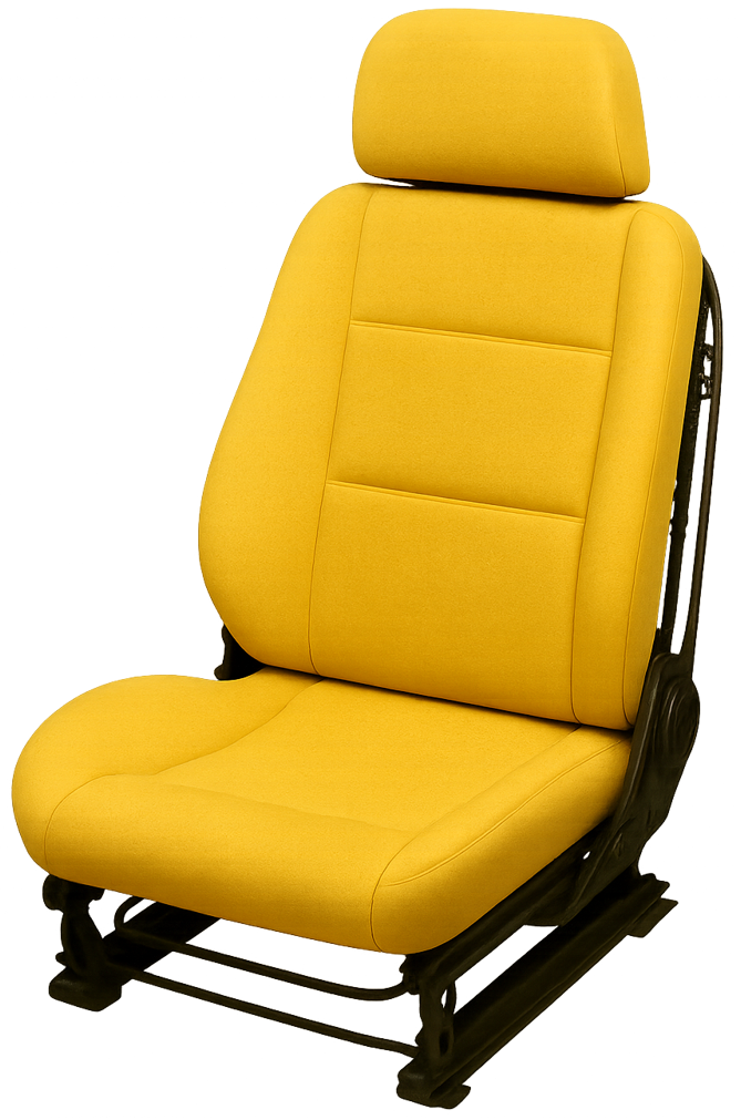 Quer abgespannte Sitze