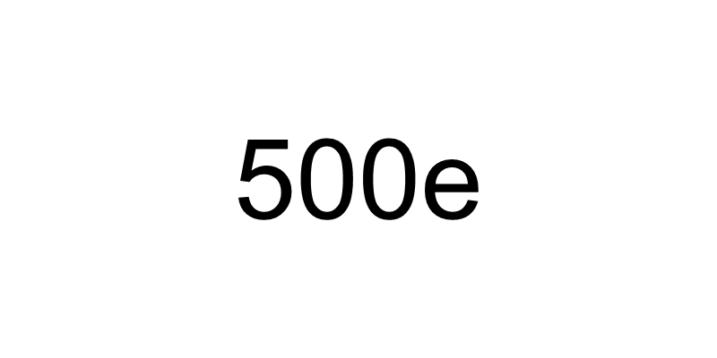 500e