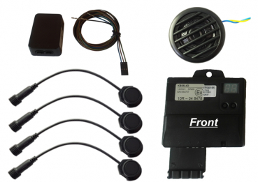 Einparkhilfe 4016  4 Sensoren Front 18mm/16mm & GPS Modul