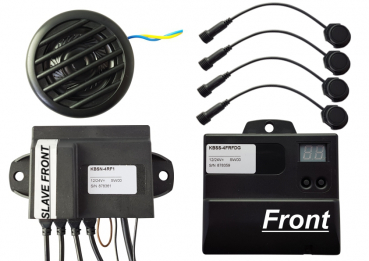 Einparkhilfe 4019 Funk  4 Sensoren Heck/Front 18mm/16mm (mit analogem Speedsignal wenn als Front genutzt wird)