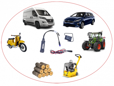 Preview: GPS Tracker 4G mit Plug & Play Anschlußkabel (Fahrzeuge und E-Bike)