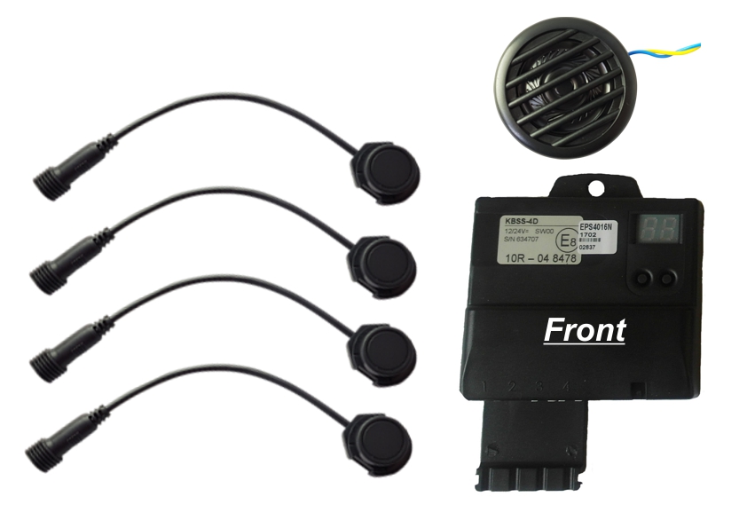 Altendorf GmbH - Einparkhilfe 4019 Funk 4 Sensoren Heck/Front 18mm/16mm  (mit analogem Speedsignal wenn als Front genutzt wird)