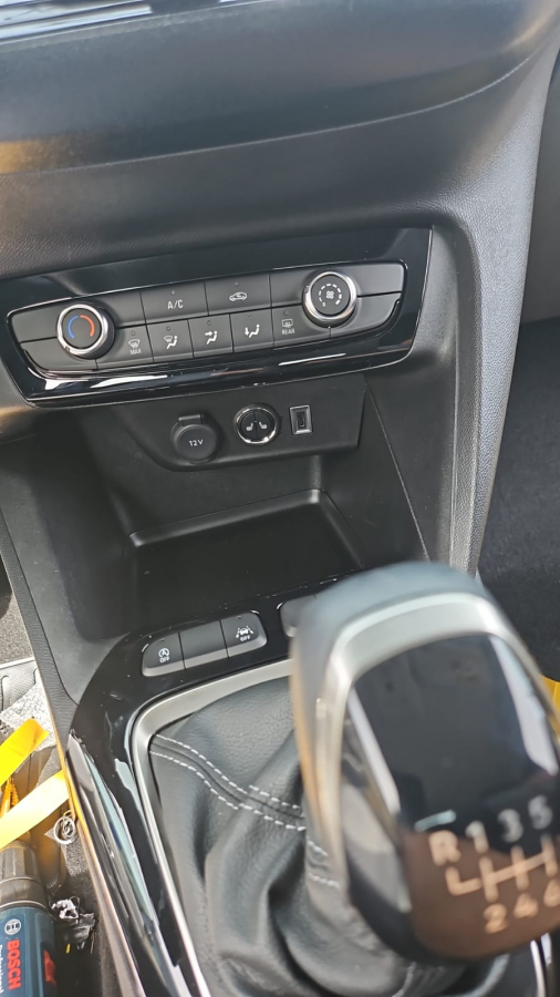 Sitzheizungsset Opel Corsa F ab Modelljahr 2019 mit rundem, beleuchteten Doppel-Taster